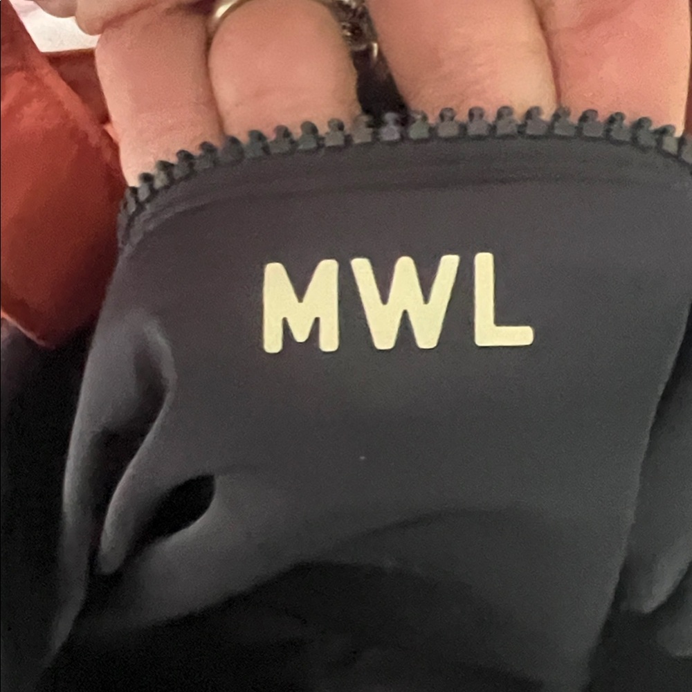 Madewell Th Sport Tote with MWL Logo Navy Blue and Orange - Picture 6 of 11